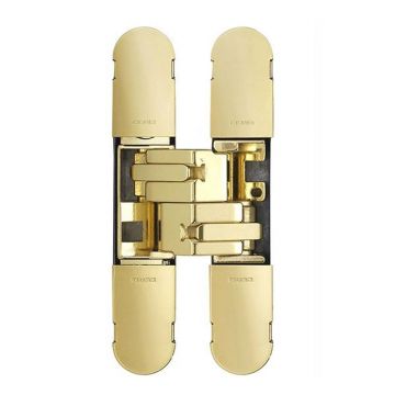 CEAM 1129 3D Concealed Hinge 25-40 kg Electro Brass Plated
