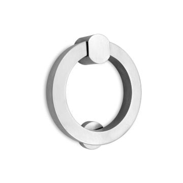 Smooth Ring Door Knocker 114 mm (Polished Chrome Plate)
