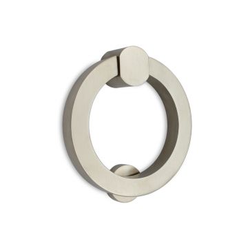 Smooth Ring Door Knocker 114 mm (Satin Nickel Plate)