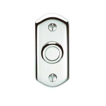 Bell Push 76 x 38mm Polished Chrome Plate