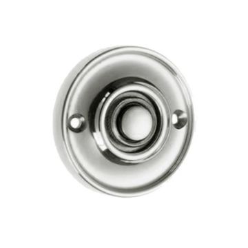 Bell Push 59 mm Polished Chrome Plate