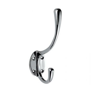 Hat and Coat Hook Polished Chrome Plate
