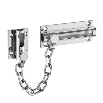 Door Security Chain 100 mm (Polished Chrome Plate)