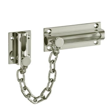 Door Security Chain 100 mm (Satin Chrome Plate)