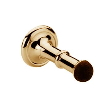Projection Door Stop 76 mm  Polished Brass Unlacquered