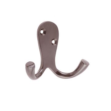 Double Robe Hook Imitation Bronze Lacquered