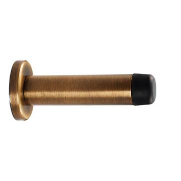 Projection Door Stop 70 mm Antique Brass Lacquered