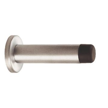Projection Door Stop 82 mm Satin Chrome Finish