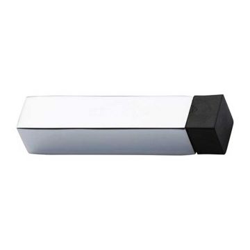 Square Wall Mounted Door Stop 76 mm Polished Chrome Plate