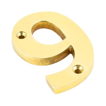 Screw Fix 9 Number 78 mm Polished Brass Unlacquered