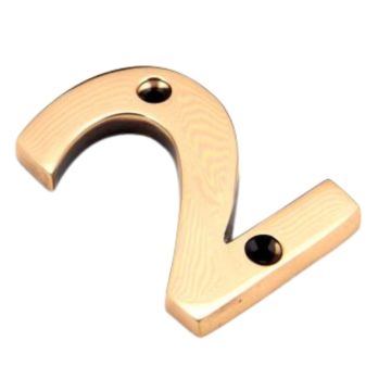 Screw Fix 2 Number 78 mm Aged Polished Bronze Unlacquered