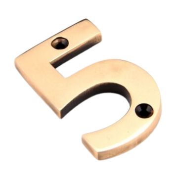 Screw Fix 5 Number 78 mm Aged Polished Bronze Unlacquered