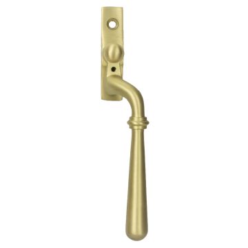 Right Hand Lockable Plain Fastener Satin Brass Lacquered