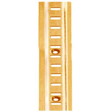 Raised Bookcase Strip 1829mm Electro Brass Plated