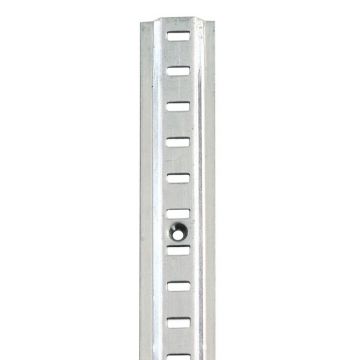 Raised Bookcase Strip 1829mm Polished Chrome Plate