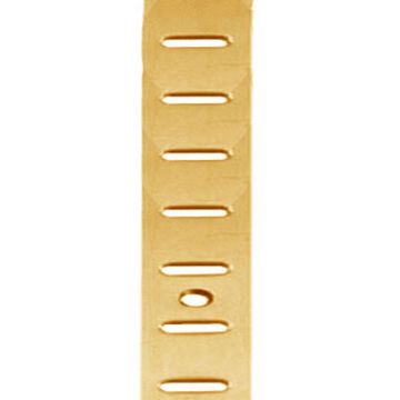 Flat Bookcase Strip 1829mm Electro Brass Plated