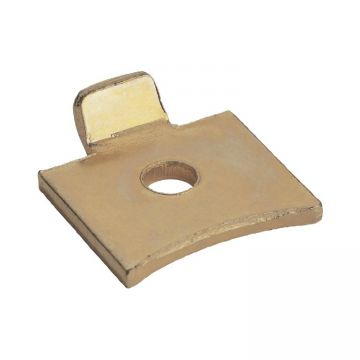 Shelf Stud for Flat Strip  Polished Brass Unlacquered