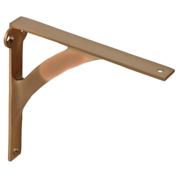 Shelf Bracket for Wood 102 mm Antique Brass Lacquered
