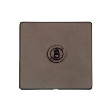 Heritage Studio 1 Gang Dolly Switch Matt Bronze Lacquered