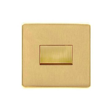 Heritage Studio Fan Isolator Switch Satin Brass Lacquered