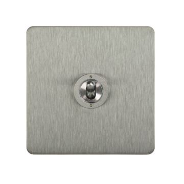 Horizon Classic 1 Gang Dolly Switch Satin Stainless Steel
