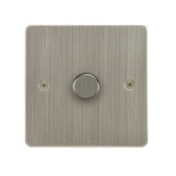 Horizon Classic 1 Gang Dimmer Switch 400w Satin Nickel Plate