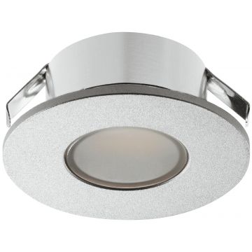 Loox 12v LED 2022 Downlight 35 mm Warm White 3000 K Silver Anodised