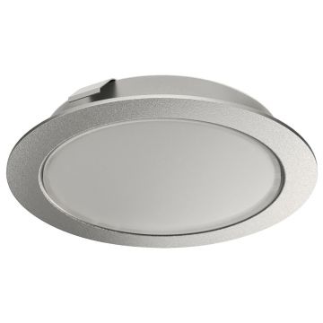 Loox 12v LED 2047 Downlight 65 mm Cool White 4000 K Silver Anodised