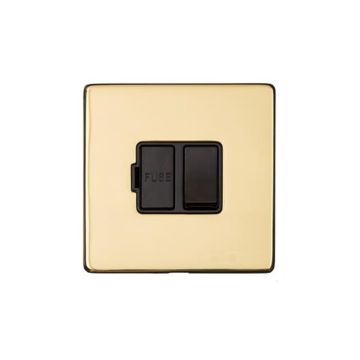 Heritage Vintage 13A Sw/Fused Spur Polished Brass Lacquered