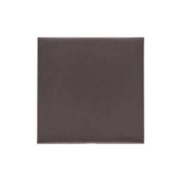 Winchester Single Blank Plate Square Concealed Fixing Black Trim Matt Bronze Lacquered