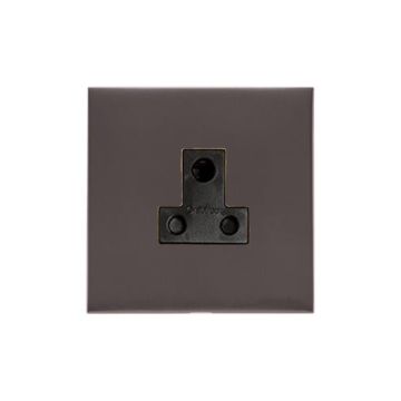 Heritage Windsor 1 Gang 5A Unswitched Socket Windsor Matt Bronze Lacquered