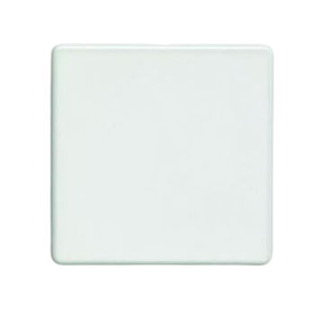 E-Lite Concealed 3 mm Single Blank Plate White