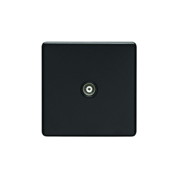 E-Lite Concealed 3 mm Single Co-Axial BK Matt Black Finish