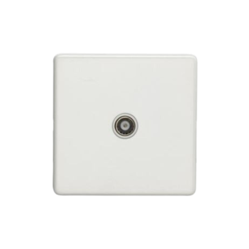 E-Lite Concealed 3 mm Single Co-Axial WH White