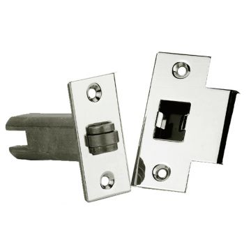 Dead-Fixing Roller Latch Polished Chrome Plate