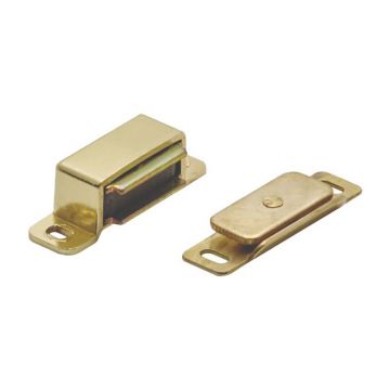 Magnetic Catch 6 kg Steel Electro Brass Plated