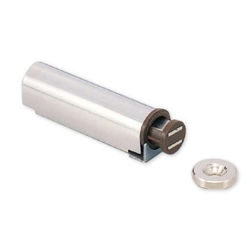 Push Catch with Magnet - Closed Length 60 mm - Extended Length 74 mm Satin Stainless Steel