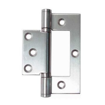 Flush Hinge 2BB 102 mm Stainless Steel Polished Stainless Steel