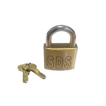 SDS Brass Padlock 38mm Standard finish