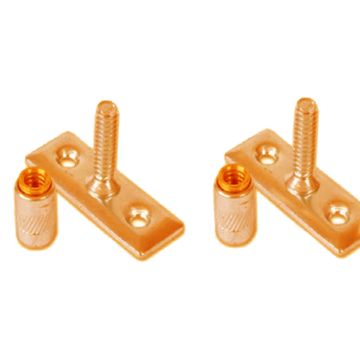 Casement Stay Locking Pins  Electro Brass Plated