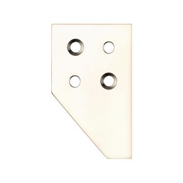 SDS Sash Window Stop Set includes 2 Stops & 4 Ferrules Polished Brass Lacquered
