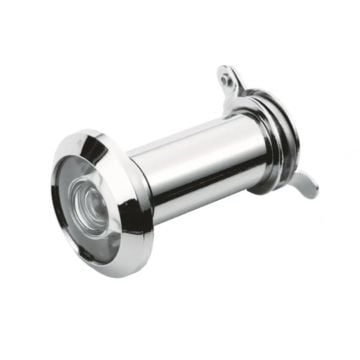 Door Viewer 180 Degree Polished Chrome Plate
