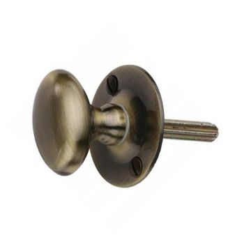 Security Thumbturn Brushed Antique Brass Lacquered