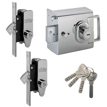 Banham L2000 & M2002 locks Polished Chrome Plate
