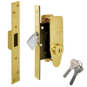 Banham M2002 deadlock Polished Brass Lacquered
