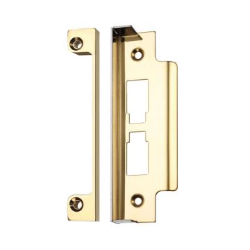 Sashlock Rebate Kit 13 mm Stainless Polished Brass