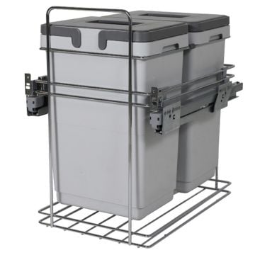 Hafele Pull Out Bin 40 Litres Soft Close