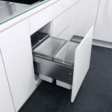 VS Envi Space Pro Pull Out Waste Bin 20 Litres 400 mm Cabinet