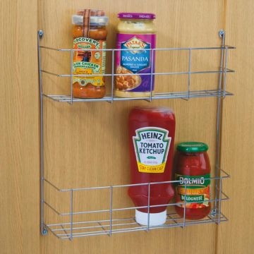 Jar and Bottle Rack Two Tier