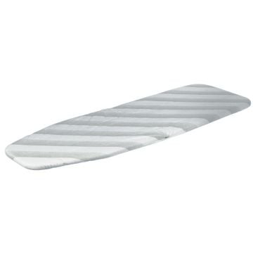 Ironing Board Replacement Cover White and Grey Stripes